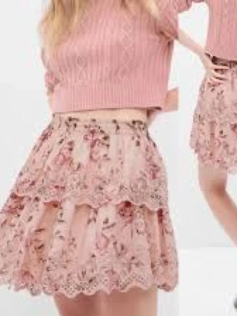 NWT Gap × LoveShackFancy Kids Floral Flippy Ruffle Skirt
